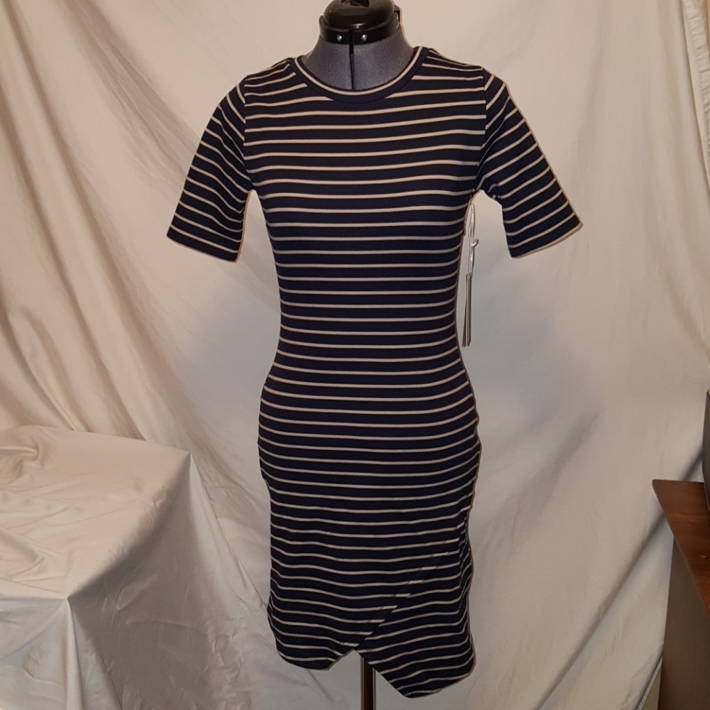 Tight striped dress